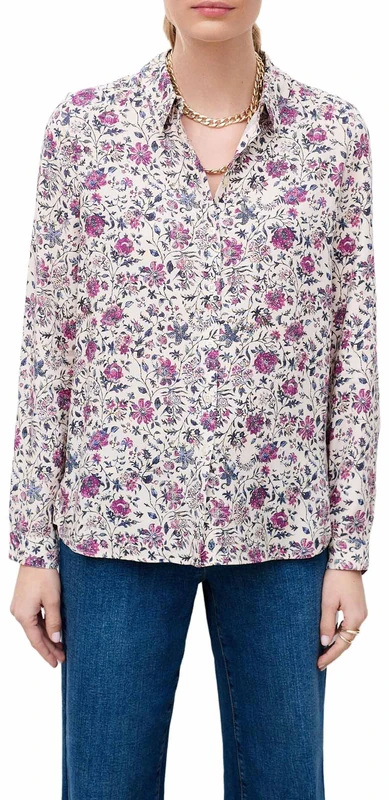 Caroll Blouse, Crlimp/Pe26/Thistle/Ivory, 6 - Image 1