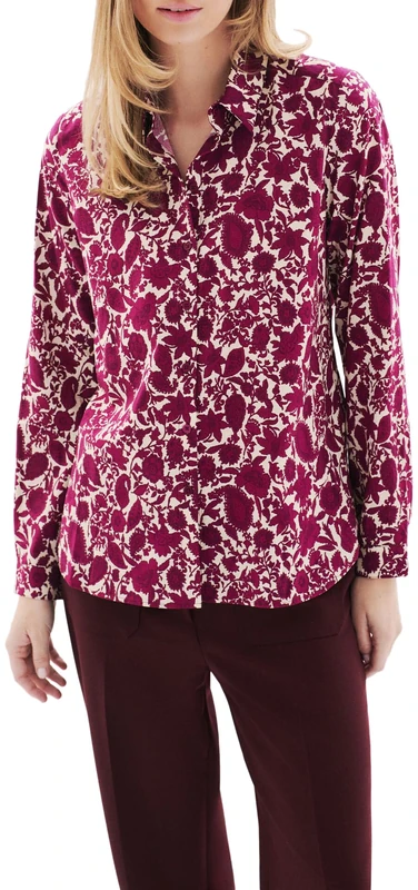 Caroll Blouse, Crlimp/Pe26/Indian/Bordeaux, 10