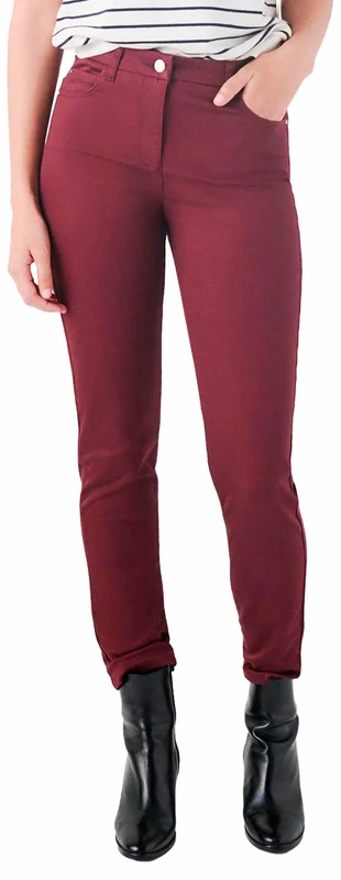 Caroll Trousers, Burgundy, 14