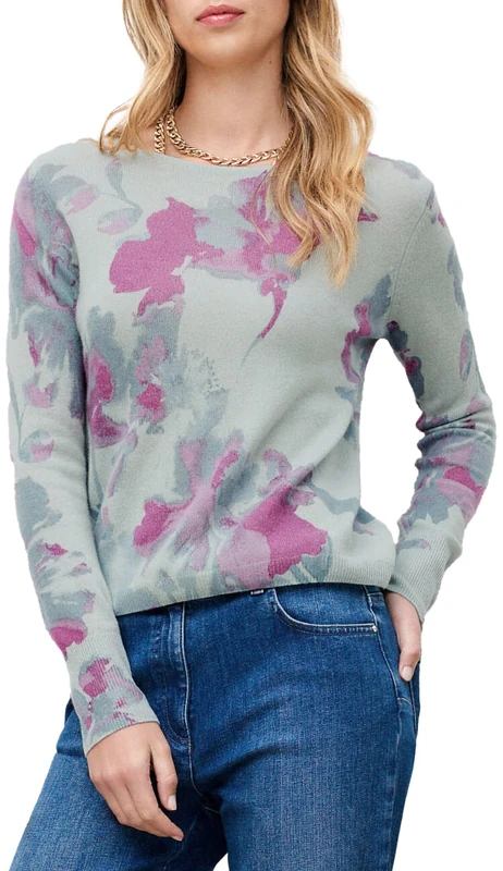Caroll Sweaters, Crlimp/M/Pe26/Flower/Watercolor, S
