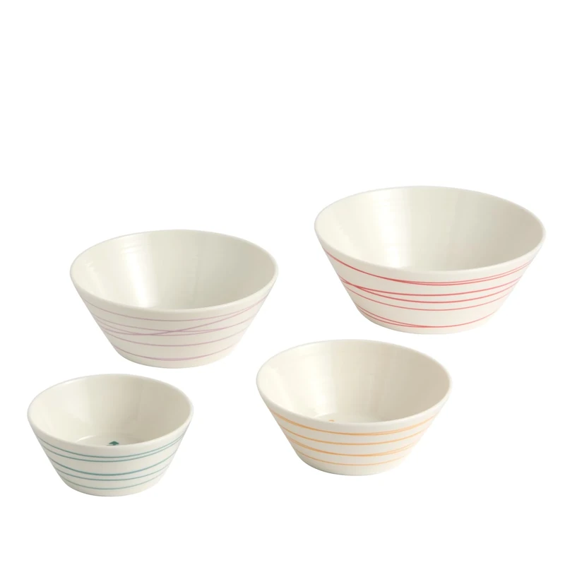 Royal Doulton 1815 Christmas Stacking Bowl Mixed Pattern Set of 4