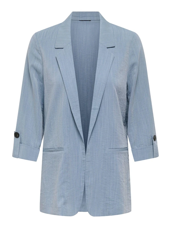 ONLY Onlmarsa 3/4 Blazer WVN Noos, Faded Denim, XL - Image 1