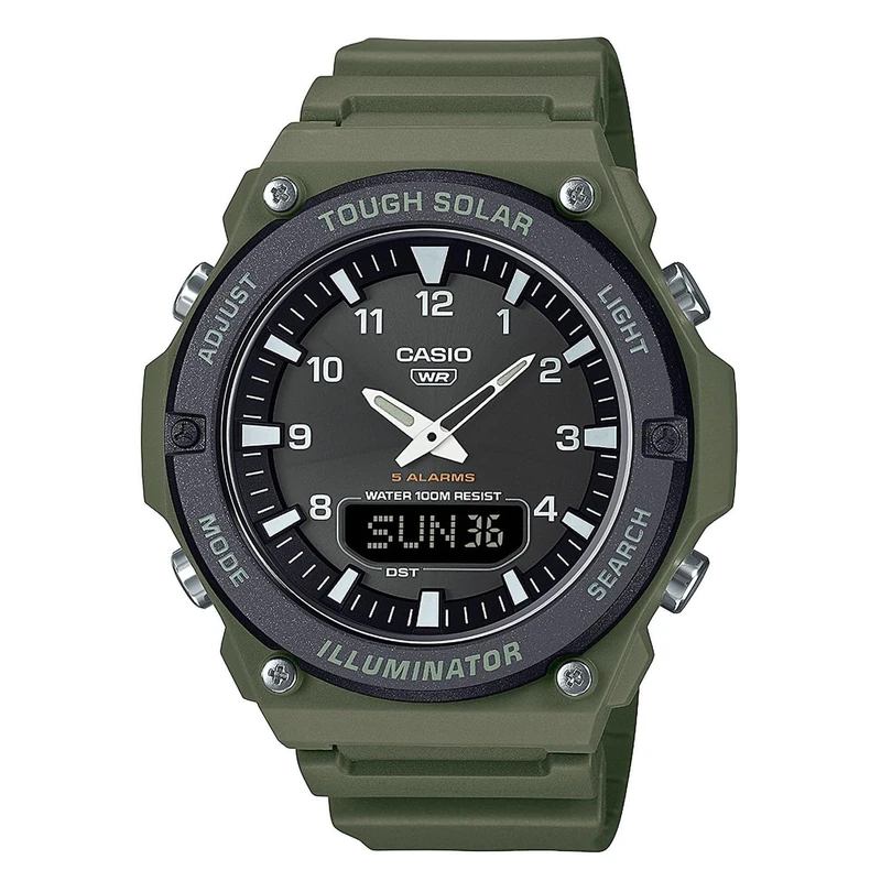 Casio S820W Watch Green 52.5 MM