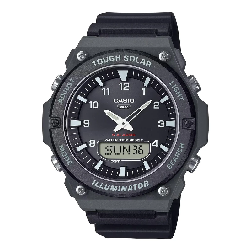 Casio S820W Watch Black 52.5 MM