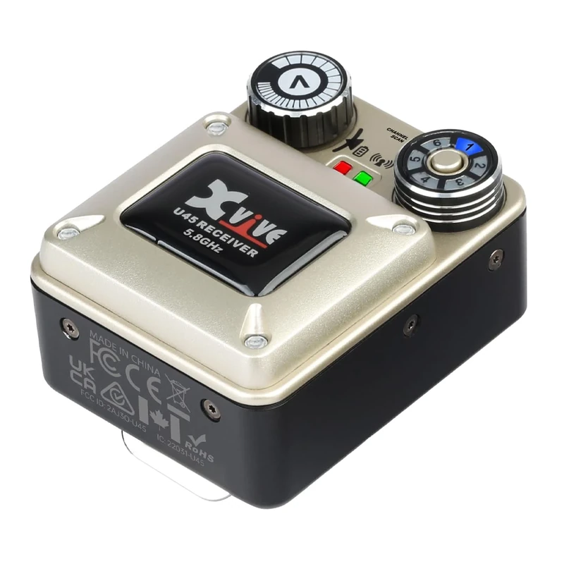 XVIVE U45R - 5.84 GHZ WIRELESS IN EAR MONITOR SYSTEM - RECEIVER ONLY