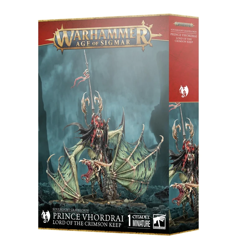Games Workshop - Warhammer - Age of Sigmar - Soulblight Gravelords: Prince Vhordrai Lord of Crimson Keep