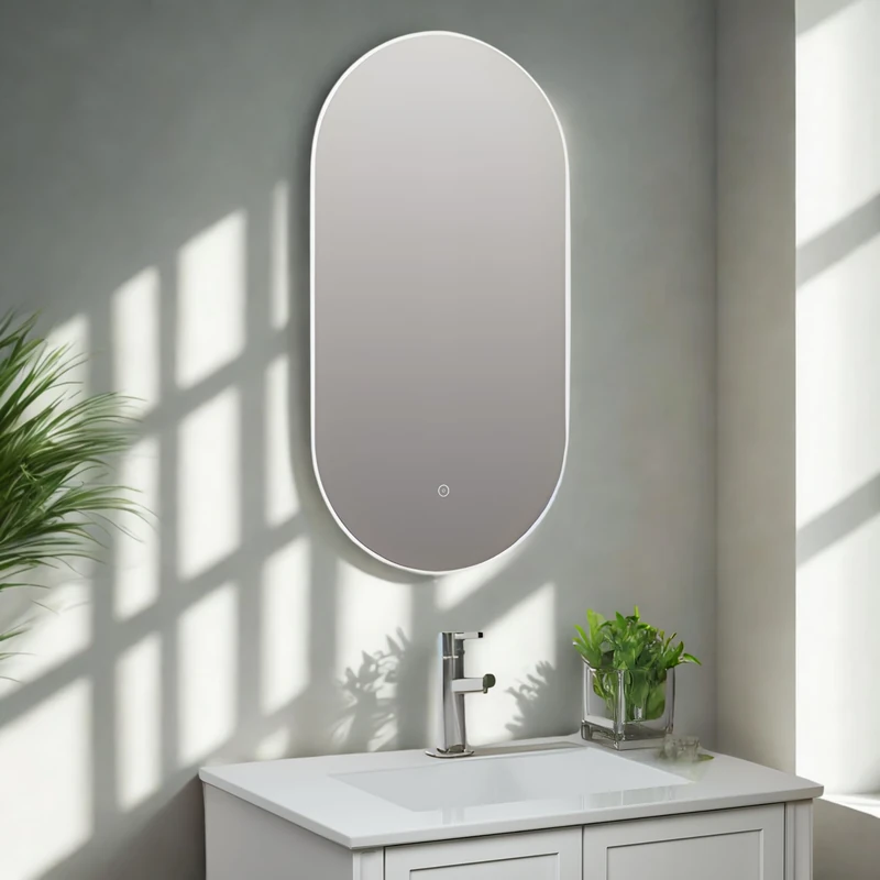 Keenware KBM-366 Orion Oval LED Backlit Bathroom Mirror