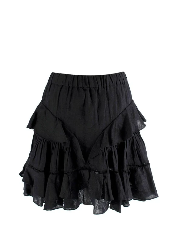 Isabel Marant Pre-Loved Etoile Black Alikaya Mini Skirt