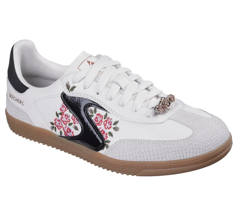 Skechers Women's Hotshot Fiercely Floral Trainers, White, 6.5 UK - Image 1