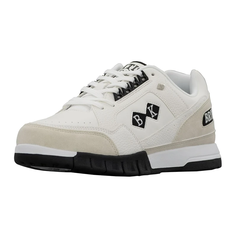 British Knights Men's Kings Sl Sneakers, White/Off White/Black, 8.5