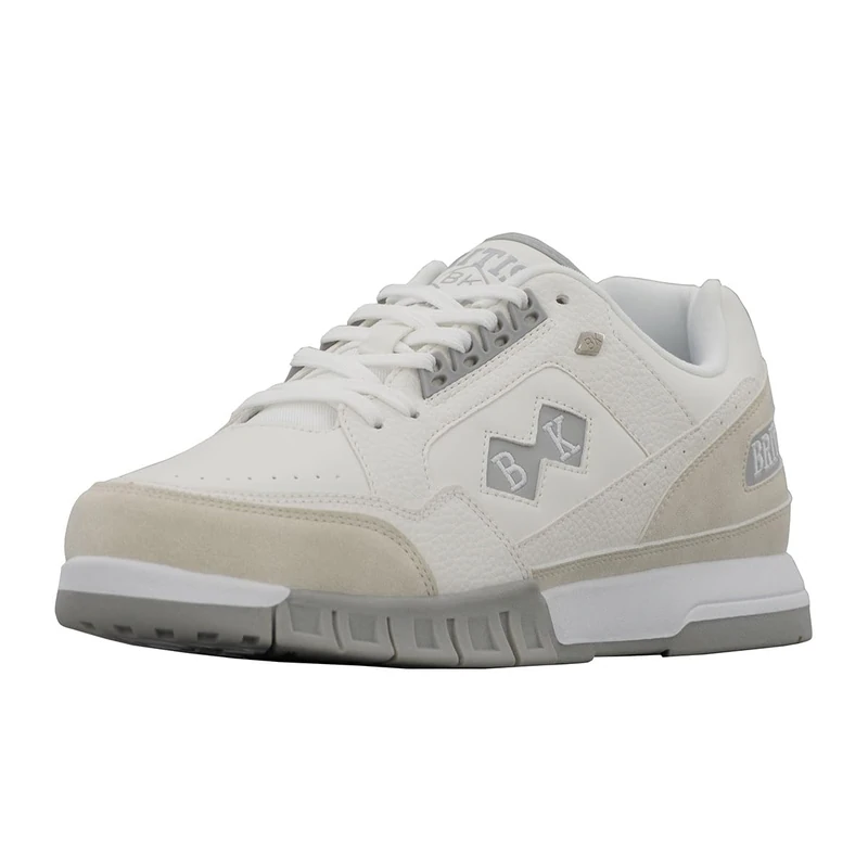 British Knights Men's Kings Sl Sneakers, White/Off White/Light Grey, 10