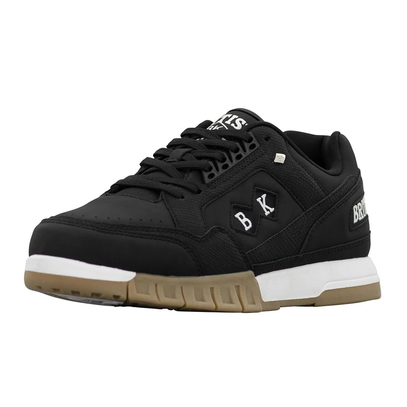 British Knights Men's Metros Sneaker, Black/White/Tan Gum, 8 - Image 1