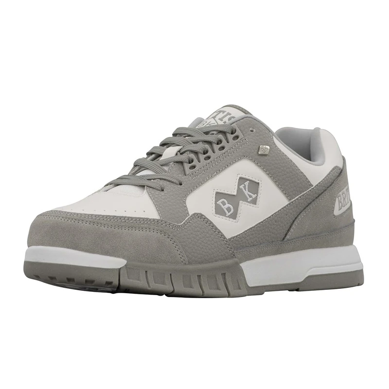 British Knights Men's Metros Sneaker, Grey/White, 8.5