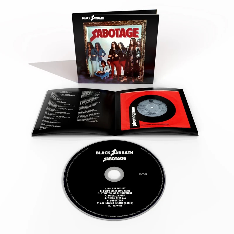 BMG Sabotage - English Heavy Metal Band Studio Album CD