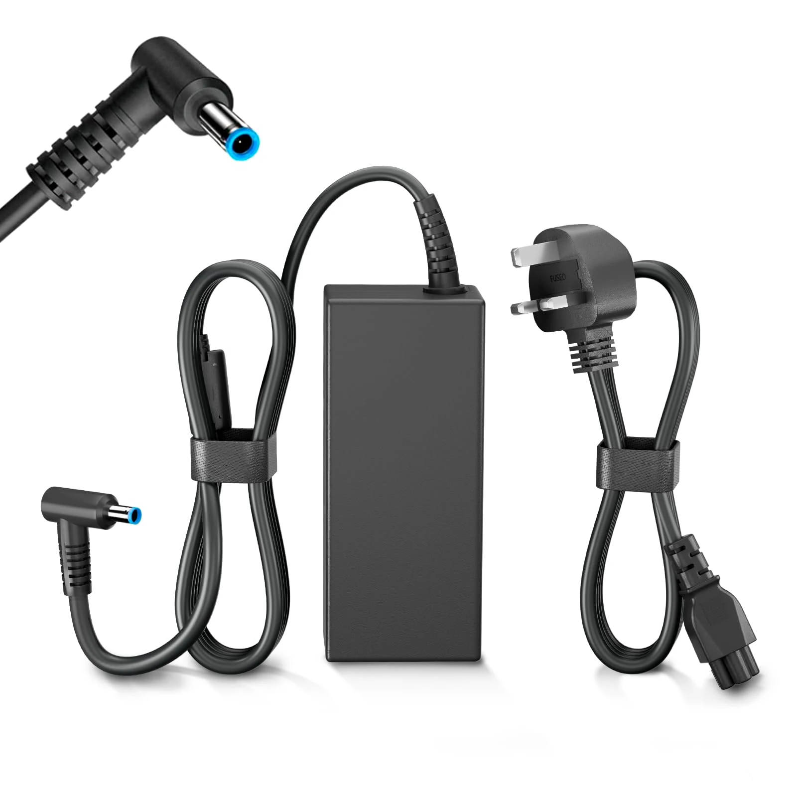 65W 45W Laptop Charger for HP Pavilion x360 11 13 14 15 17 Elitebook ProBook Zbook Envy Smart 19,5V 3,33A Notebook AC Power Adapter 4.5mm (HP Laptop Charger1)