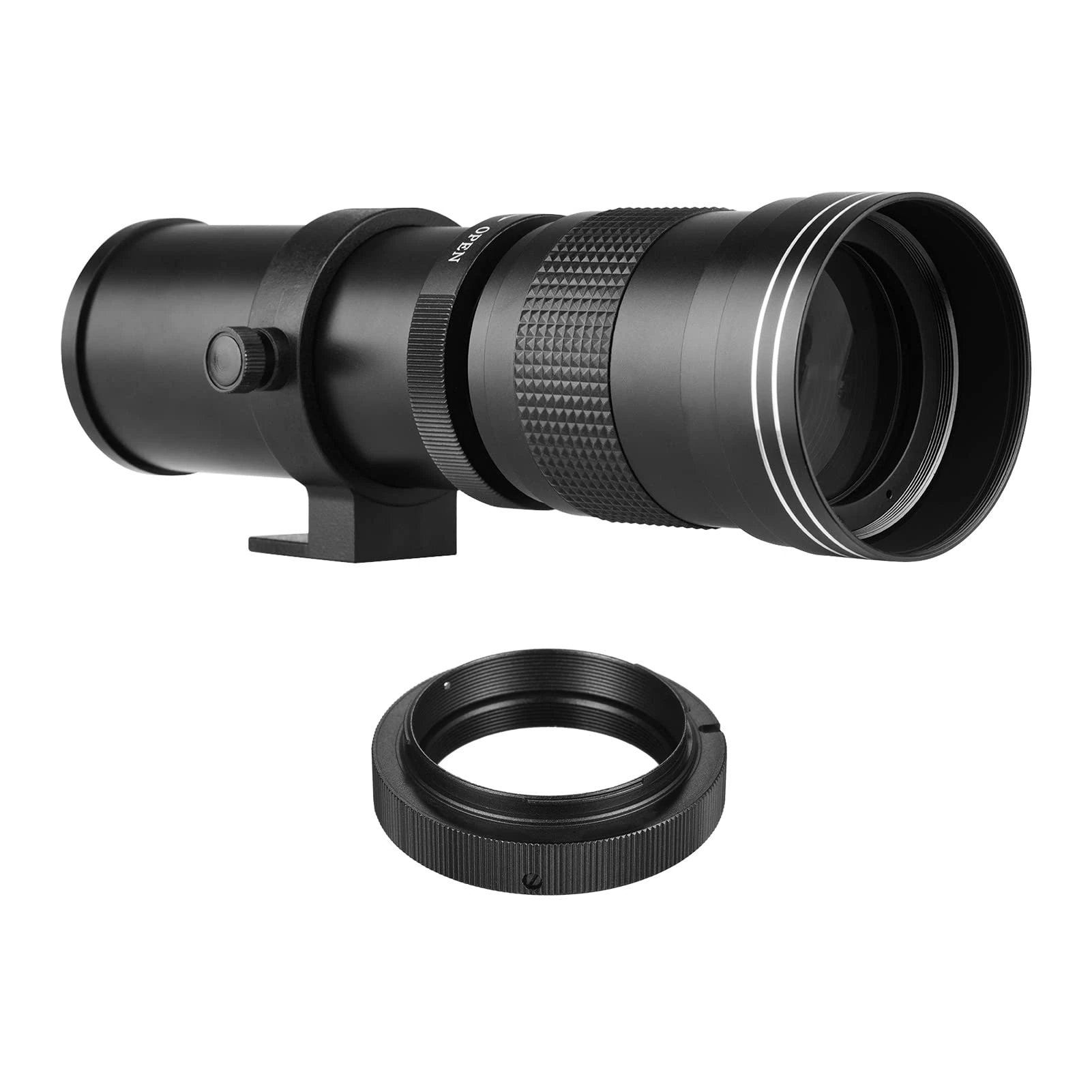 Camera MF Super Telephoto Zoom Lens F/8.3-16 420-800mm T2 Mount with AF-mount Adapter Ring Universal 1/4 Thread Replacement for Sony Alpha-mount A55 A33 A550 A500 A100 A200 A700 A300 A350 A900 A99