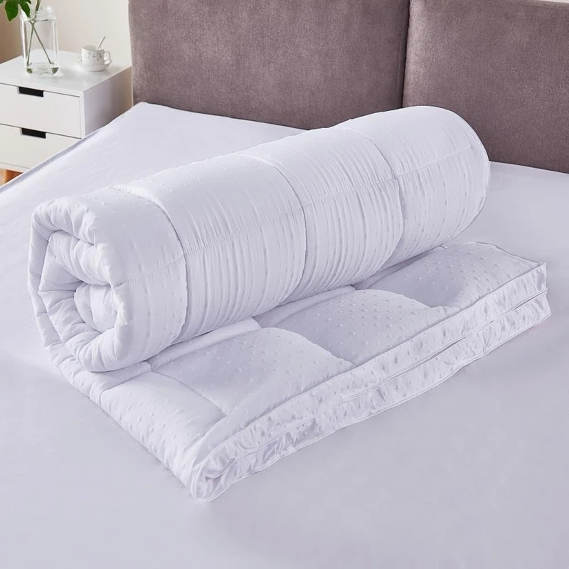 Kampala Hill Mattress Topper 3D Bubble 5cm Deep Hotel Quality Box Stitched Soft With Straps Super King - Image 1