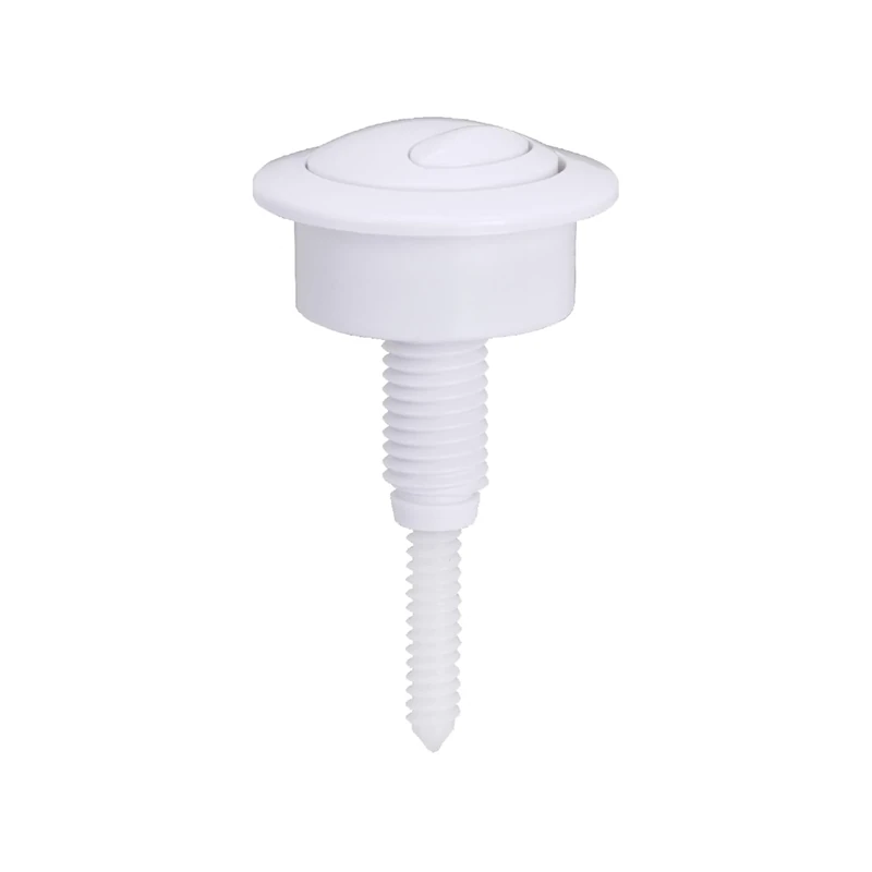 Dual Flush Toilet Push Button, Adjustable Toilet Flusher Button, Toilet Flush Button Compatible for Siamp Optima 49, 39-42mm (White)