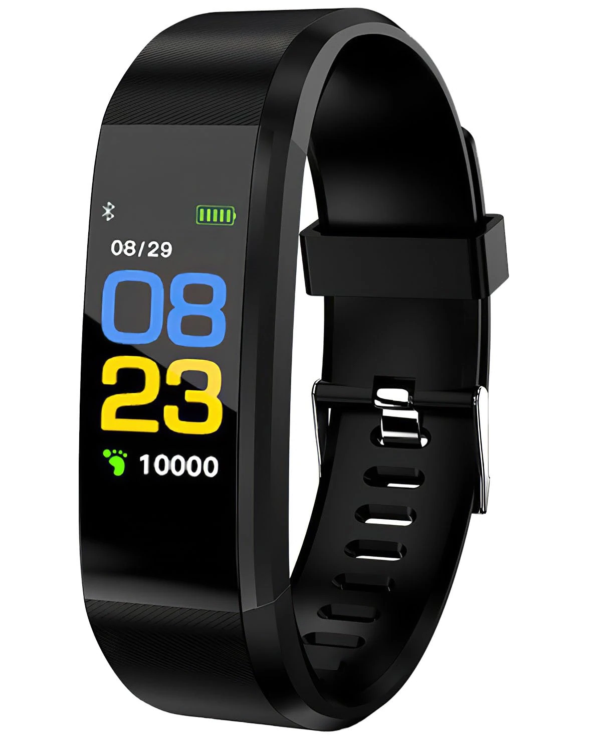 Fitness Tracker Watch with LED Colour Touchscreen, Step Tracker, Fitness Activity Trackers, Heart Rate, Sleep, Blood Pressure Watch, Blood Oxygen, IP67 Waterproof, 14 Sports Modes, Smart Notifications