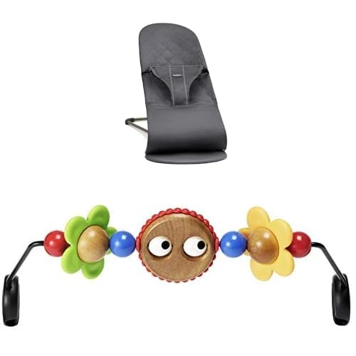 Bouncer Bliss, Woven, Anthracite + Googly Eyes