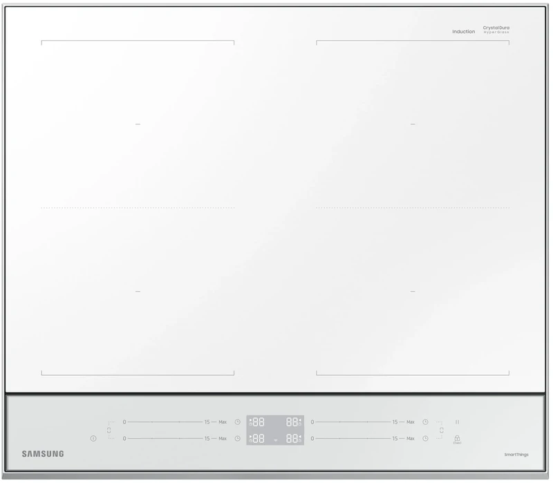 Samsung NZ64B5067YH, Induction hob, White