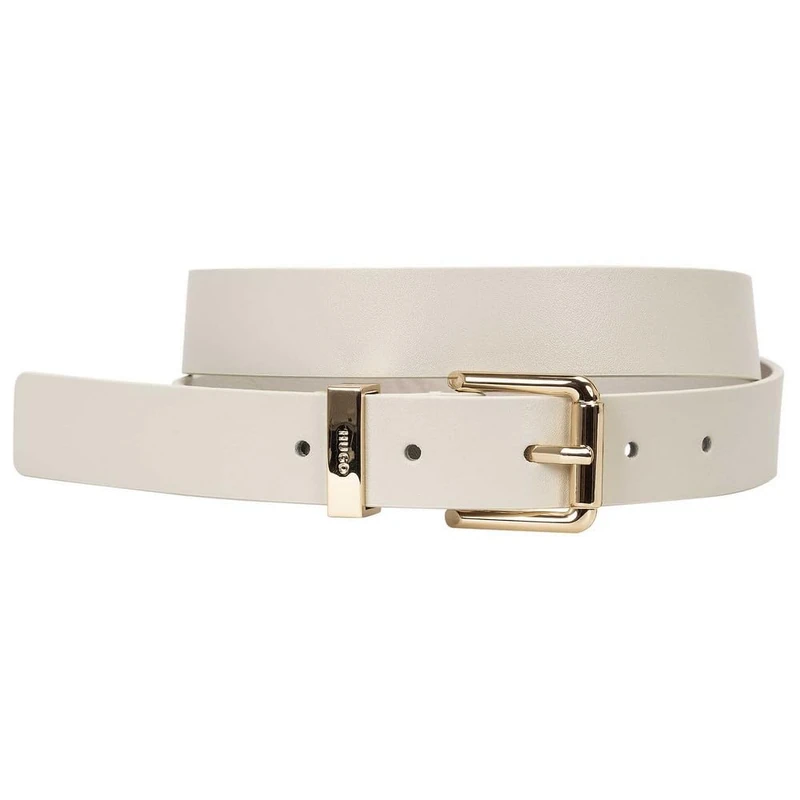 HUGO Women's Belt, Open White 110, 75 cm
