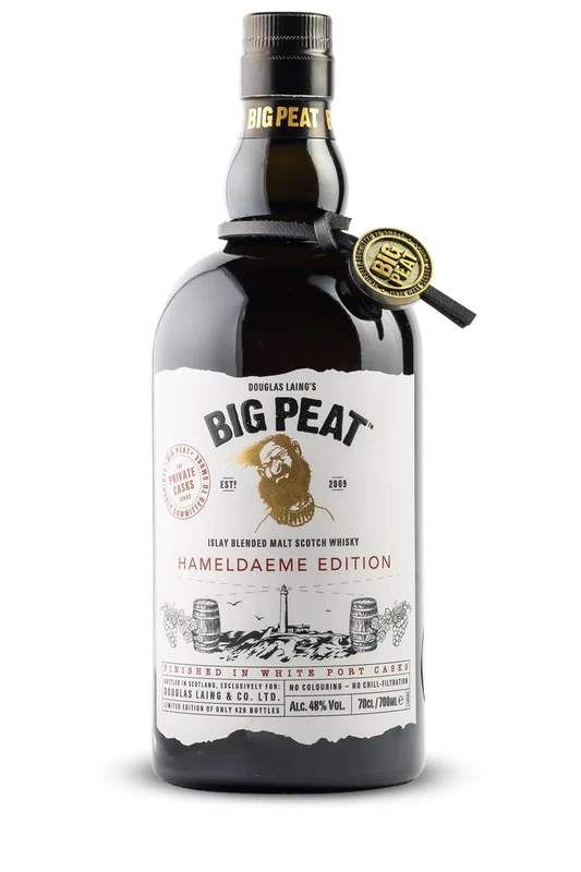 BIG PEAT BLENDED MALT SCOTCH WHISKY, 70CL, 48% HAMELDAEME EDITION BOTTLE ONLY