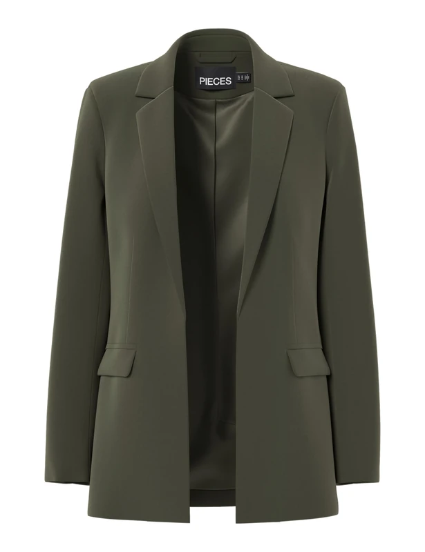 PIECES Pcbozzy LS Loose Blazer Noos BC, Forest Night, S