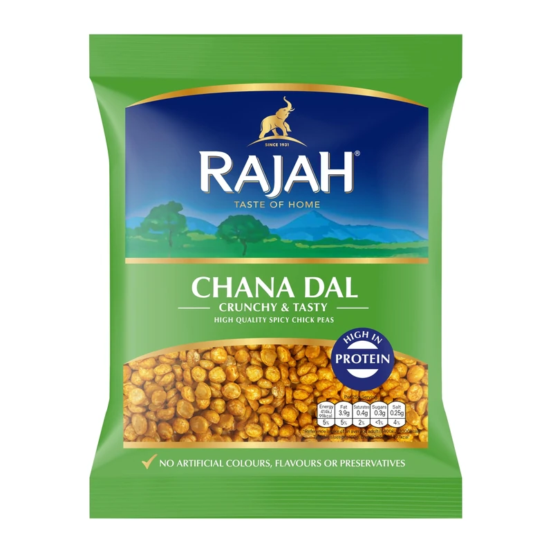 Chana Dal 200g | Rajah Snacks | Crispy & Spicy Chickpeas