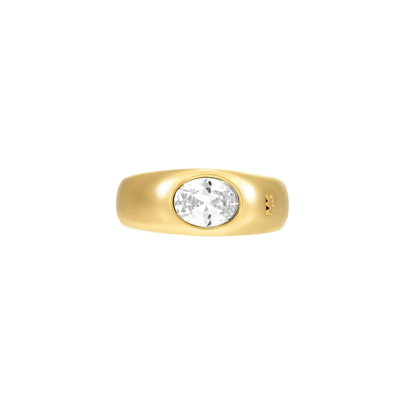 Michael Kors Premium Women's Gold-Tone Brass Ring, MKJ84827108
