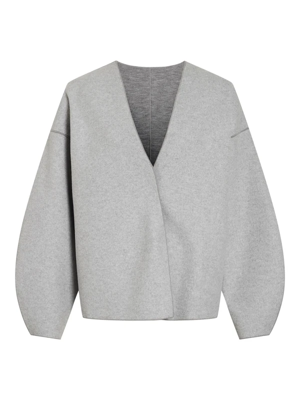 Vila Vijuice Loose L/S Jacket - Noos, Light Grey Mix, Numeric_40