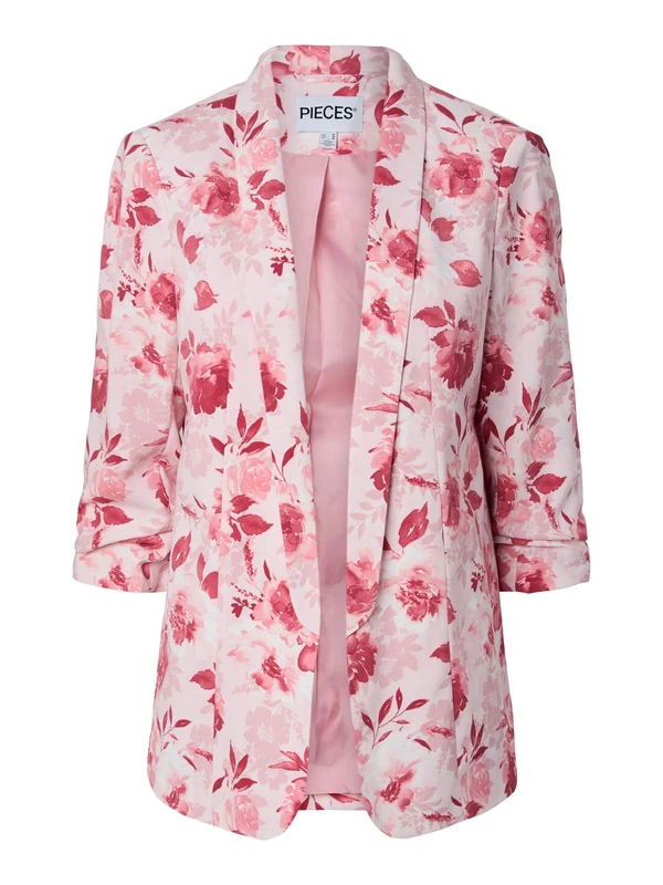 PIECES Pcbosella 3/4 Printed Blazer Noos Bc, Cloud Dancer, XS