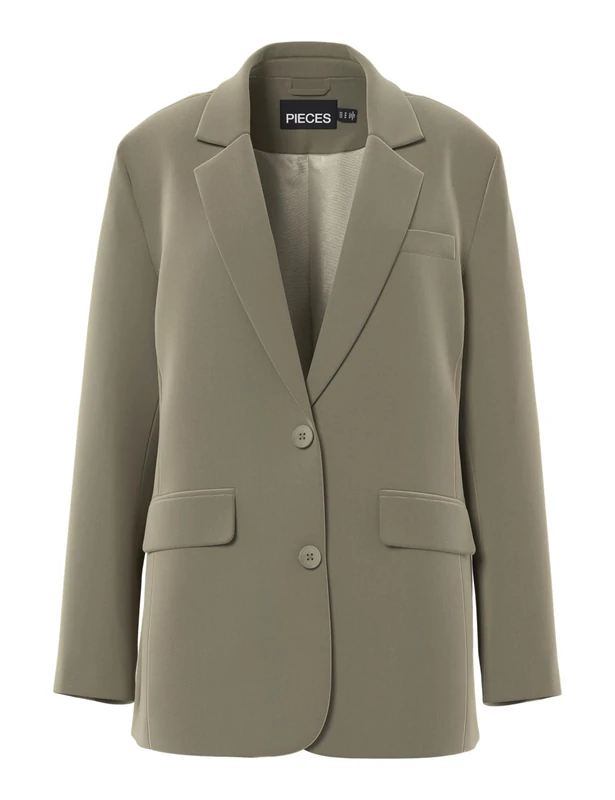 PIECES Pckamil LS Loose Blazer Noos Bc, Overland Trek, S