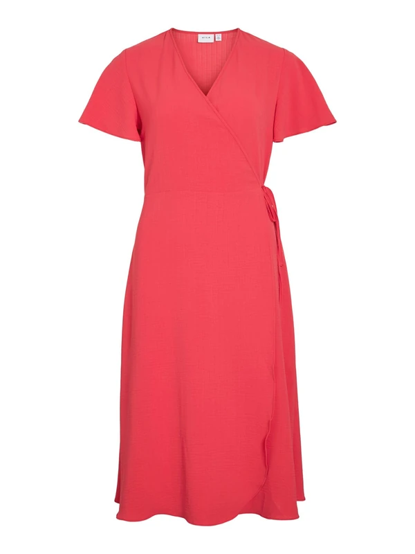 Wrap Dress VILOVIE Short Sleeved 34, Hibiscus, 34