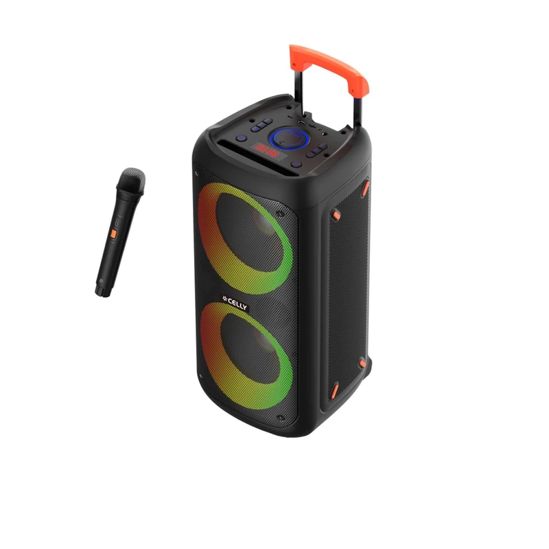 Celly 40W Portable Bluetooth Speaker with Wireless Mic