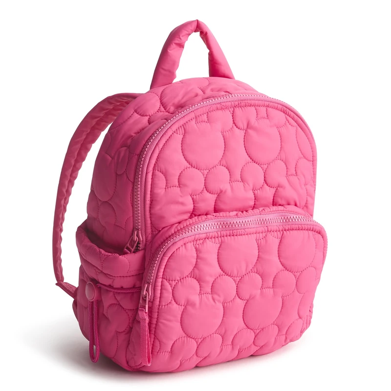 Vera Bradley Women's Disney Featherweight Small Banbury Backpack, Pink (Beetroot Pink), One Size