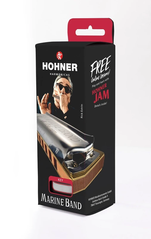 HOHNER Marine Band 1896 Harmonica - G Harmonic Minor