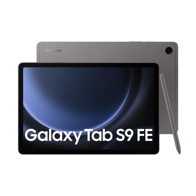 Samsung Galaxy Tab S9 FE+ 5G Tablet with S Pen, 128GB, Long-lasting Battery, Grey, 3 Year Samsung Extended Warranty (UK Version)