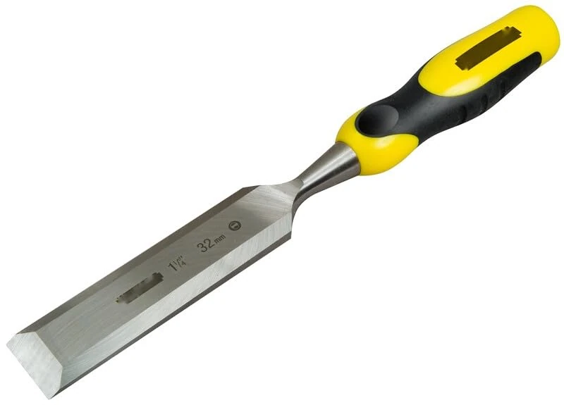Bevel Chisel 32 mm - Tool Made of high Strength Steel, Ideal for Precise cuts in Hard Materials. *