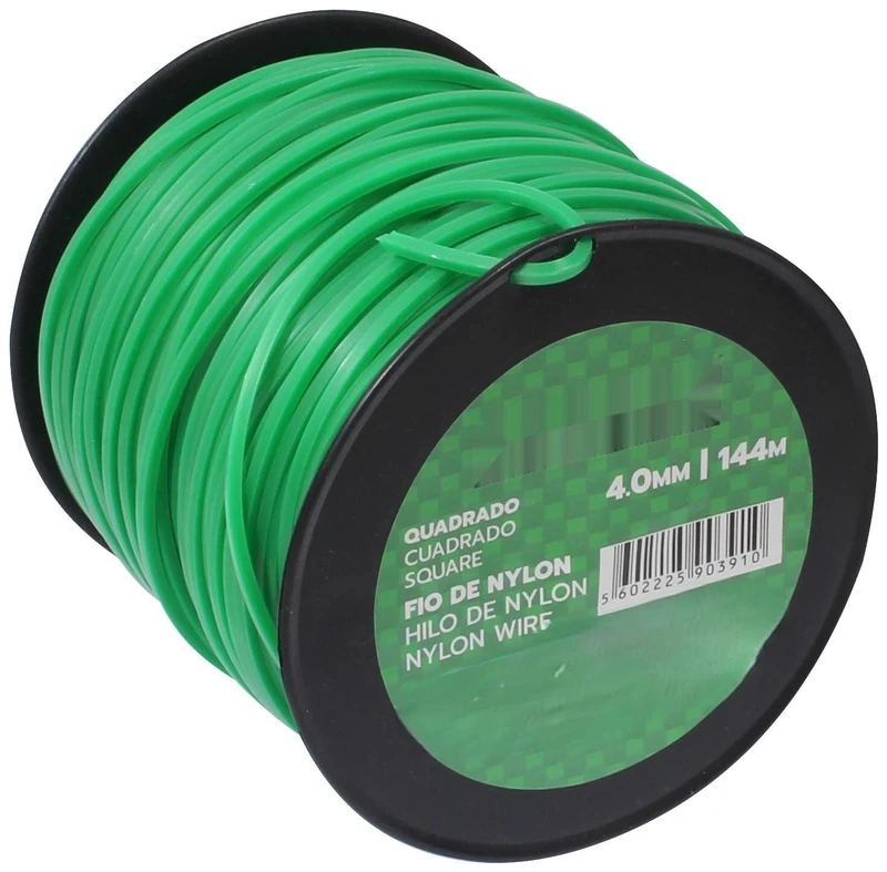Nylon Thread - Square, 4 mm, 144 m Length, Ideal for Gardening and tie-Downs. Strong and Durable. * - Image 1