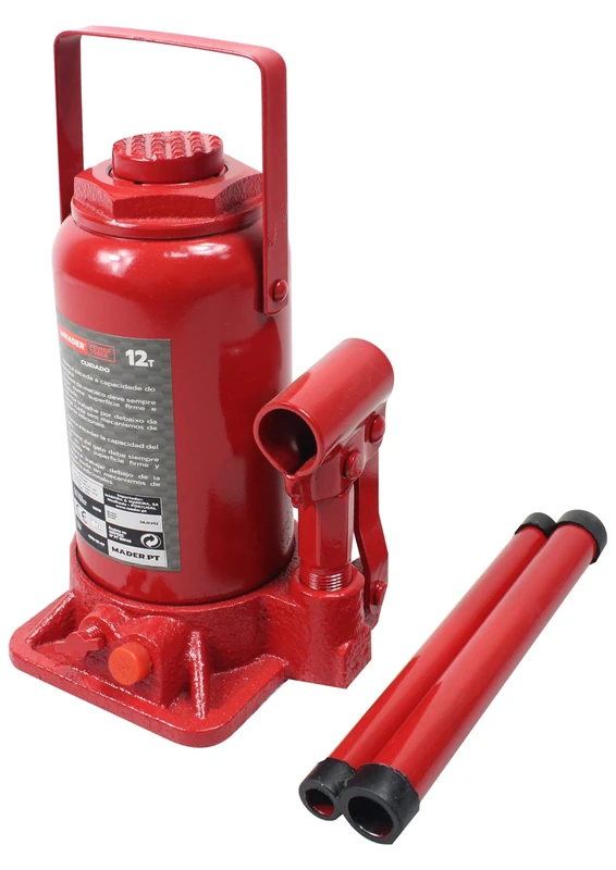 12T Hydraulic Bottle Jack - Robust Tool, 12 Ton Capacity, Ideal for Heavy Duty Automotive and Construction Works.*