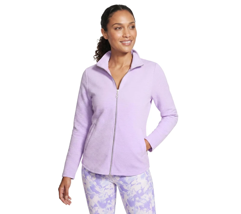 Skechers Women's Jacket - THE GOWALK SHINE JACKET - Purple, L