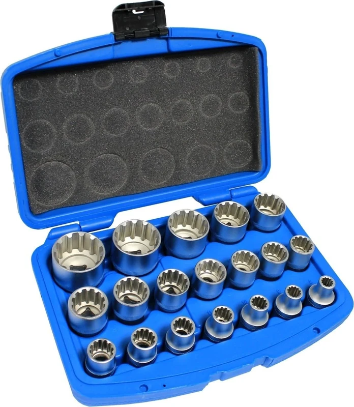Socket Wrench - CRV, 1/2", 19 mm, Ideal for Assembly Work, Made of high-Strength Steel, Professional use and Durable.*