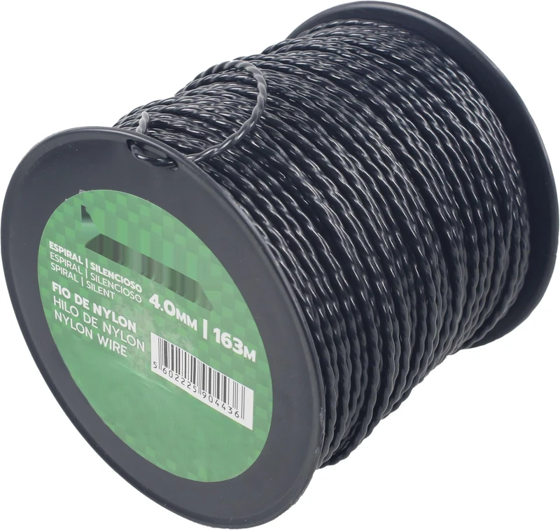Nylon Thread - 4 mm Spiral, Length 163 m, Ideal for Gardening and Various Clamping Applications. Durable and Durable.* - Image 1