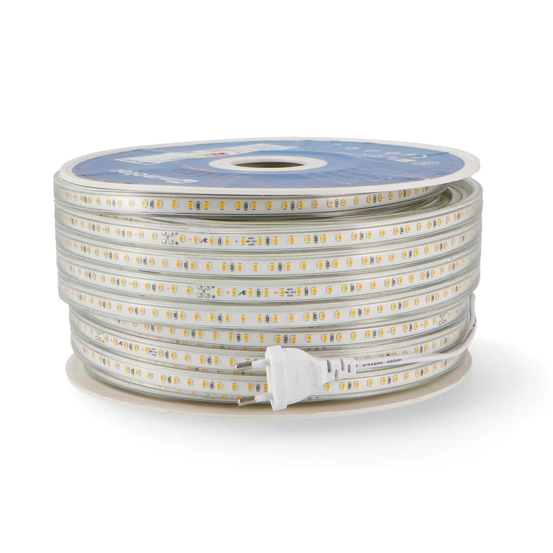 Levitantes LED Strip - 220V AC SMD2835, 14.4W/m, 50 m, 1440 lm/m, Colors Pink, Blue, red, Green, Measures 15x6mm, Transparent Material.*