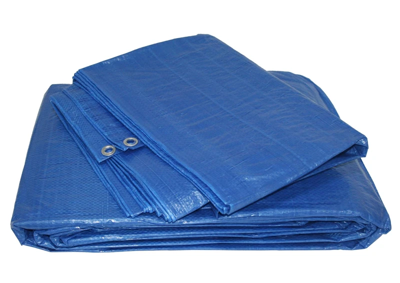 Waterproof Cover - 6 x 8 m Cover, 90 g/m2, Ideal for Protecting Equipment and Objects from rain and dust. Lightweight and Durable. * - Image 1
