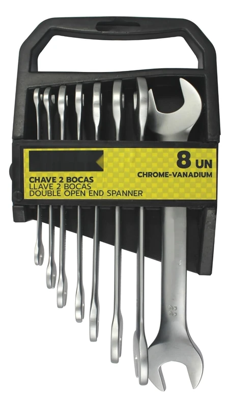 2 nozzles Wrench - CRV Steel Tool, Including 8 Pieces, Ideal for Fixing and unadjusting Work, Durable and Sturdy. *