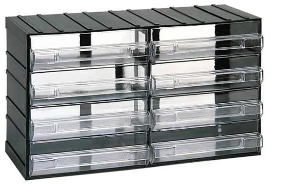 8 Drawer Storage Shelving Unit - Made from Sturdy Wood, Ideal for Organization in Offices or Homes* - Image 1