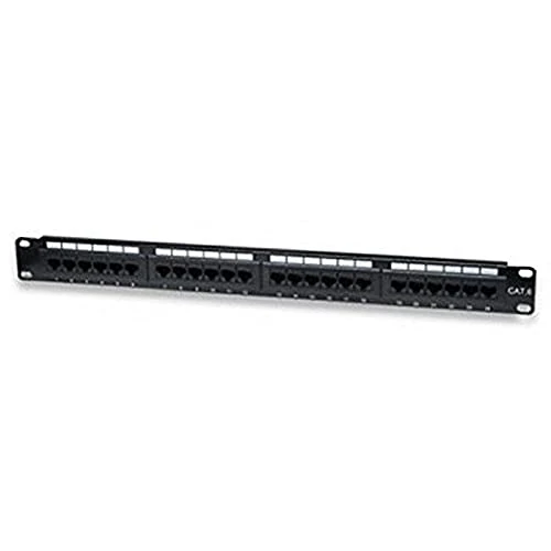 Patch Panel - 24-Port Panel, 19" Format, for UTP Cat6 Cabling, Ideal for high-Speed Networks.*
