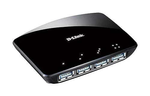 USB Hub 4 Ports USB 3.0 Superspeed, with High Speed Transfer and Multiple Connection, Ideal for Expansion of Ports and Devices.